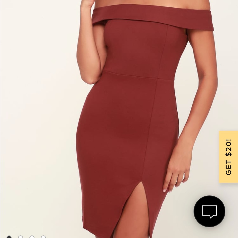 Lulus Dark Red Mini Dress